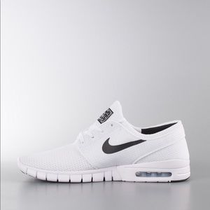 Nike Stefan Janoski max shoes white/black